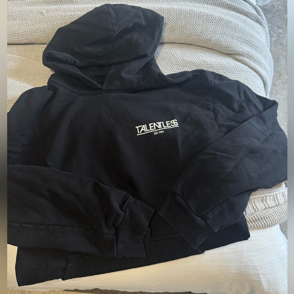 TALENTLESS Classic Black Hoodie